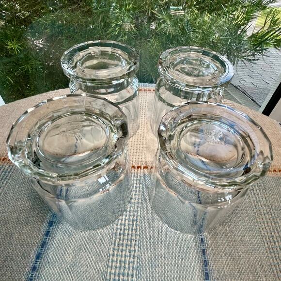 Set of 4 Dansk Designs G/C France Whiskey Glasses – Crystal Lowball Tumblers - Picture 7 of 11